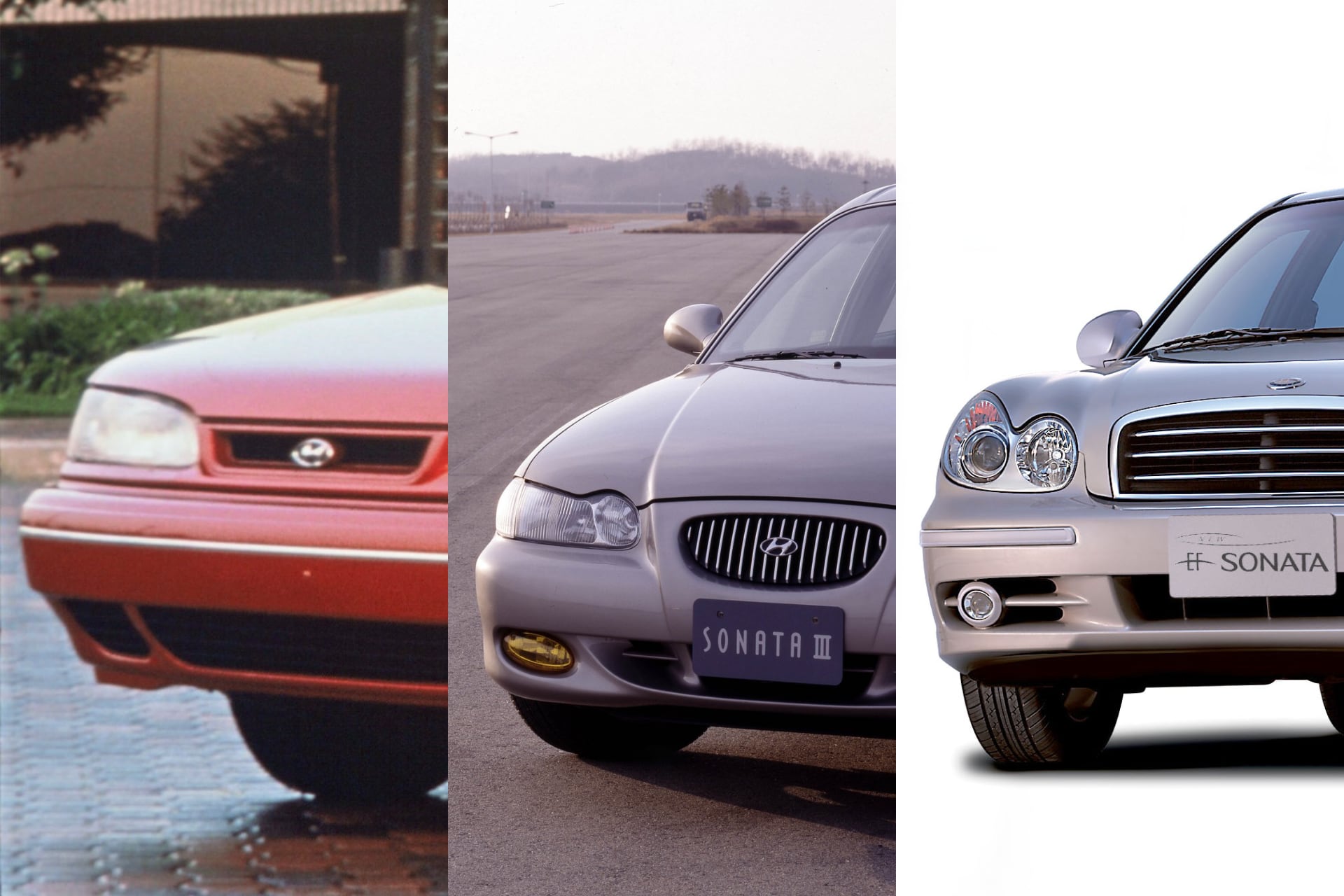 현대 뉴 쏘나타 vs. 쏘나타 III vs. 뉴 EF 쏘나타
