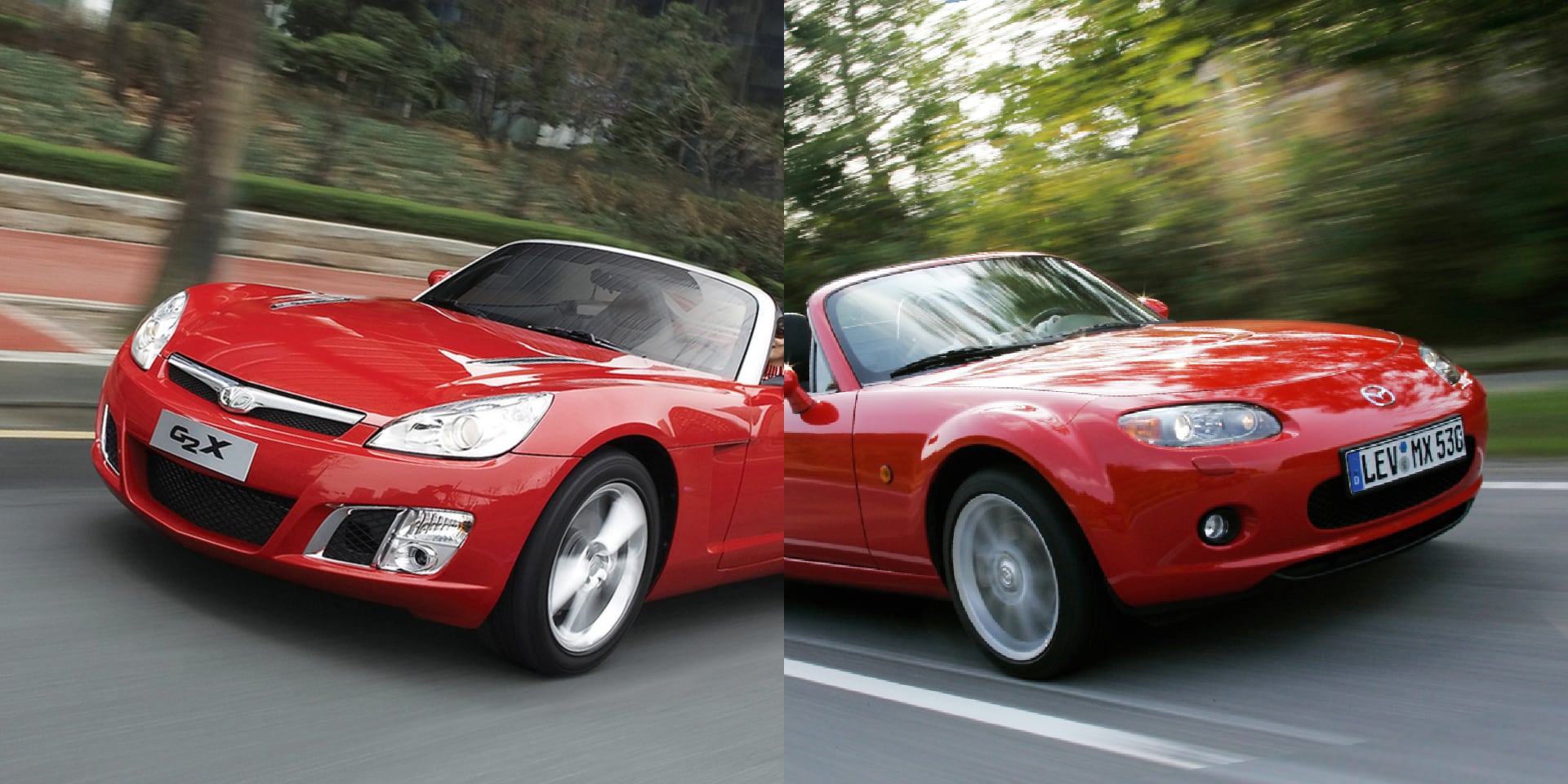 2007 마즈다 MX-5 vs. 2007 GM대우 G2X