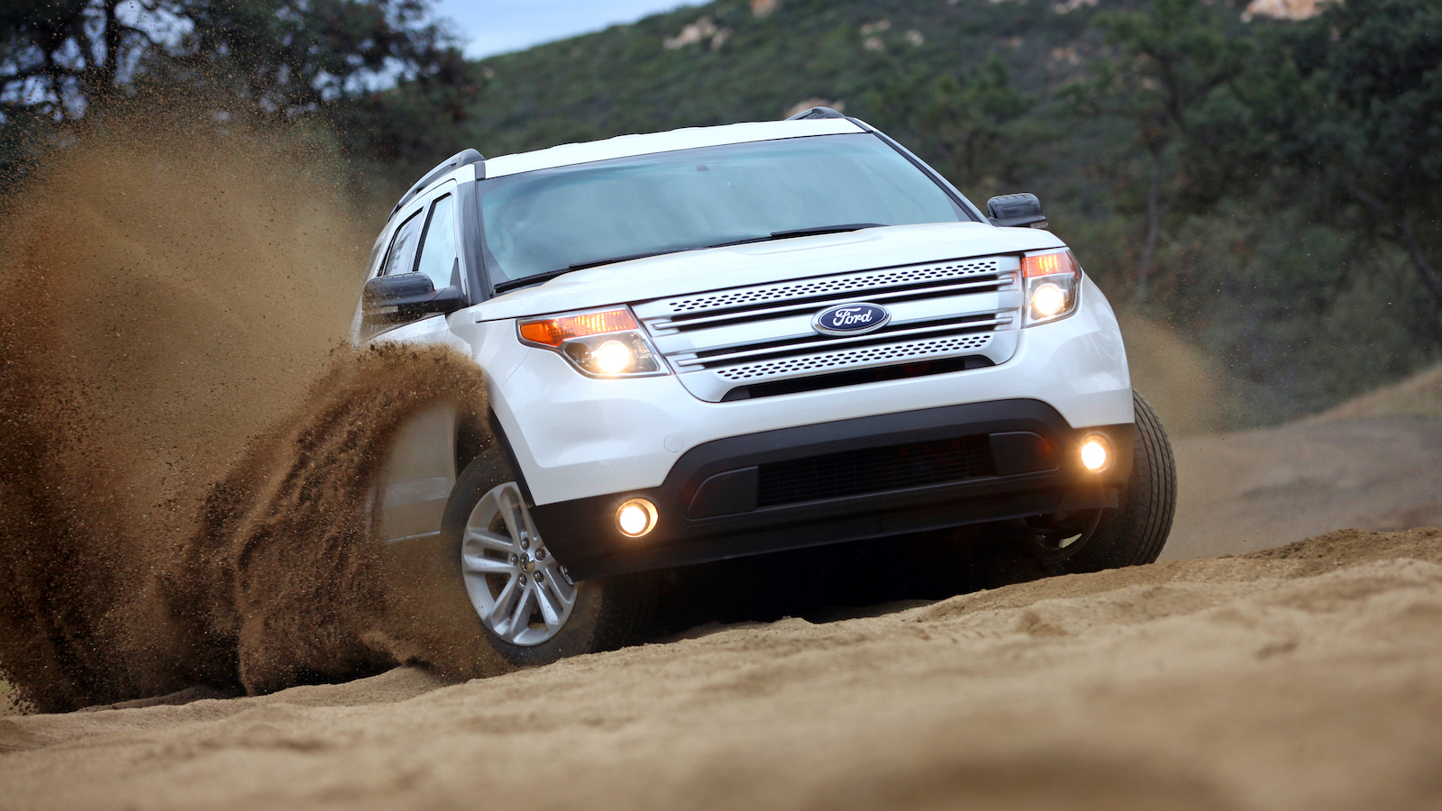 The 2011 Explorer on the all-media drive in San Diego, Californi