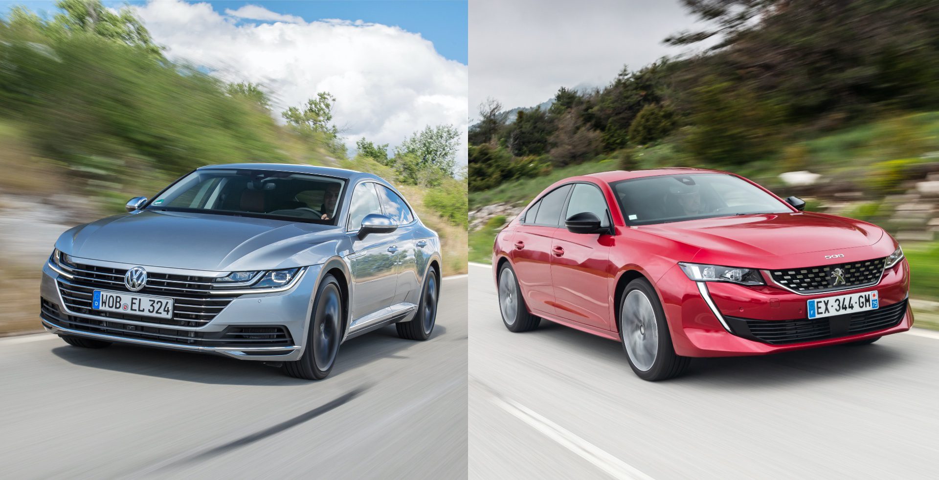 폭스바겐 아테온 vs. 푸조 508
