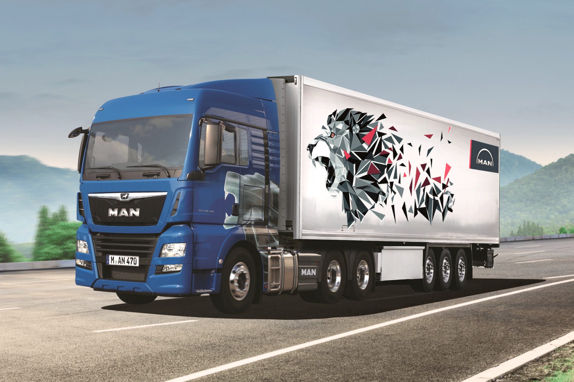 만 TGX 6×2 트랙터 D26 엔진 유로 6D