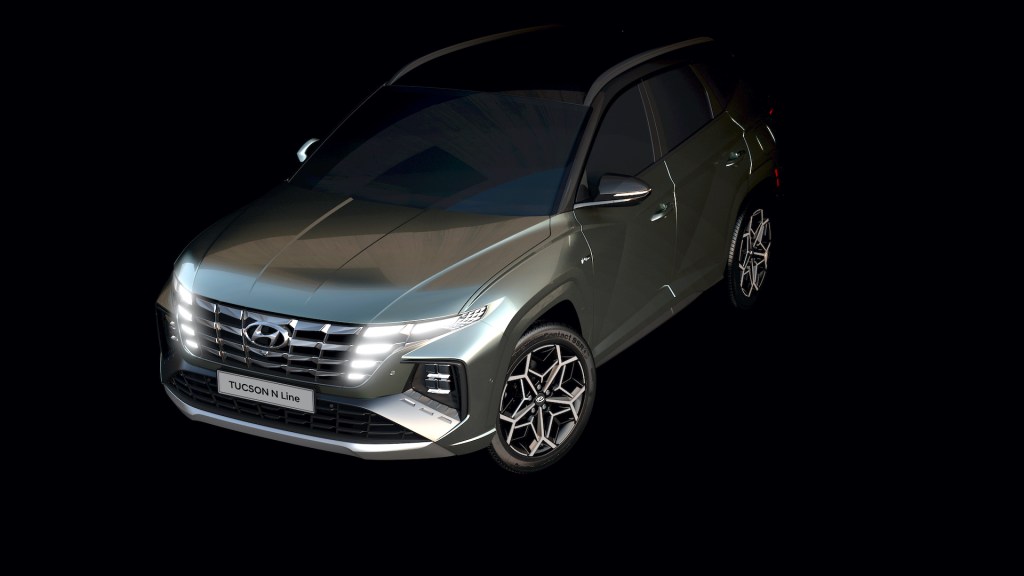 현대 신형 투싼 N 라인 티저 이미지&nbsp;공개