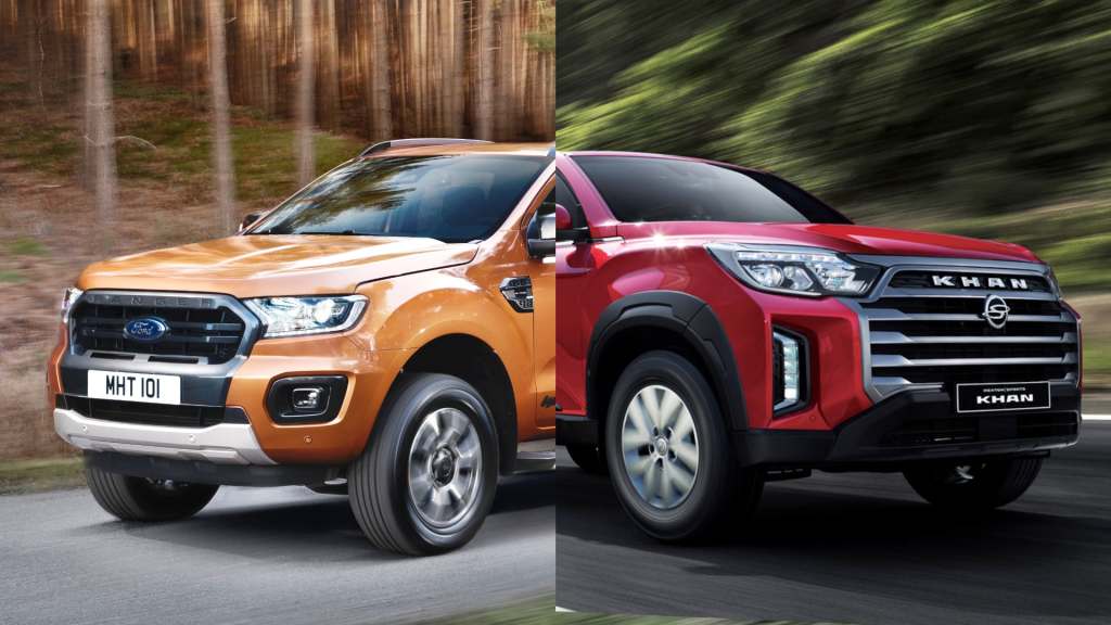 [제원 비교] 포드 레인저 와일드트랙 vs. 쌍용 렉스턴 스포츠&nbsp;칸