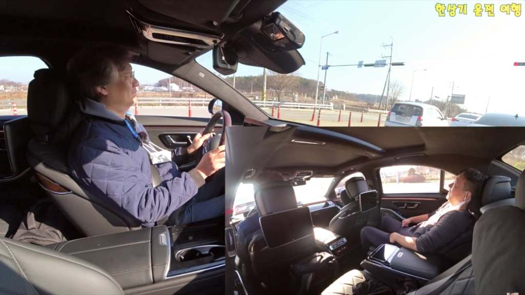 [한상기 운전여행] 벤츠 S 580 타고 하이 개그 대잔치, 정미 식당 부대찌개 먹방, 트윈 라면&nbsp;사리