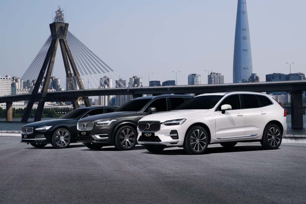 배터리 용량 커진 볼보 S90, XC60, XC90 리차지 플러그인&nbsp;하이브리드