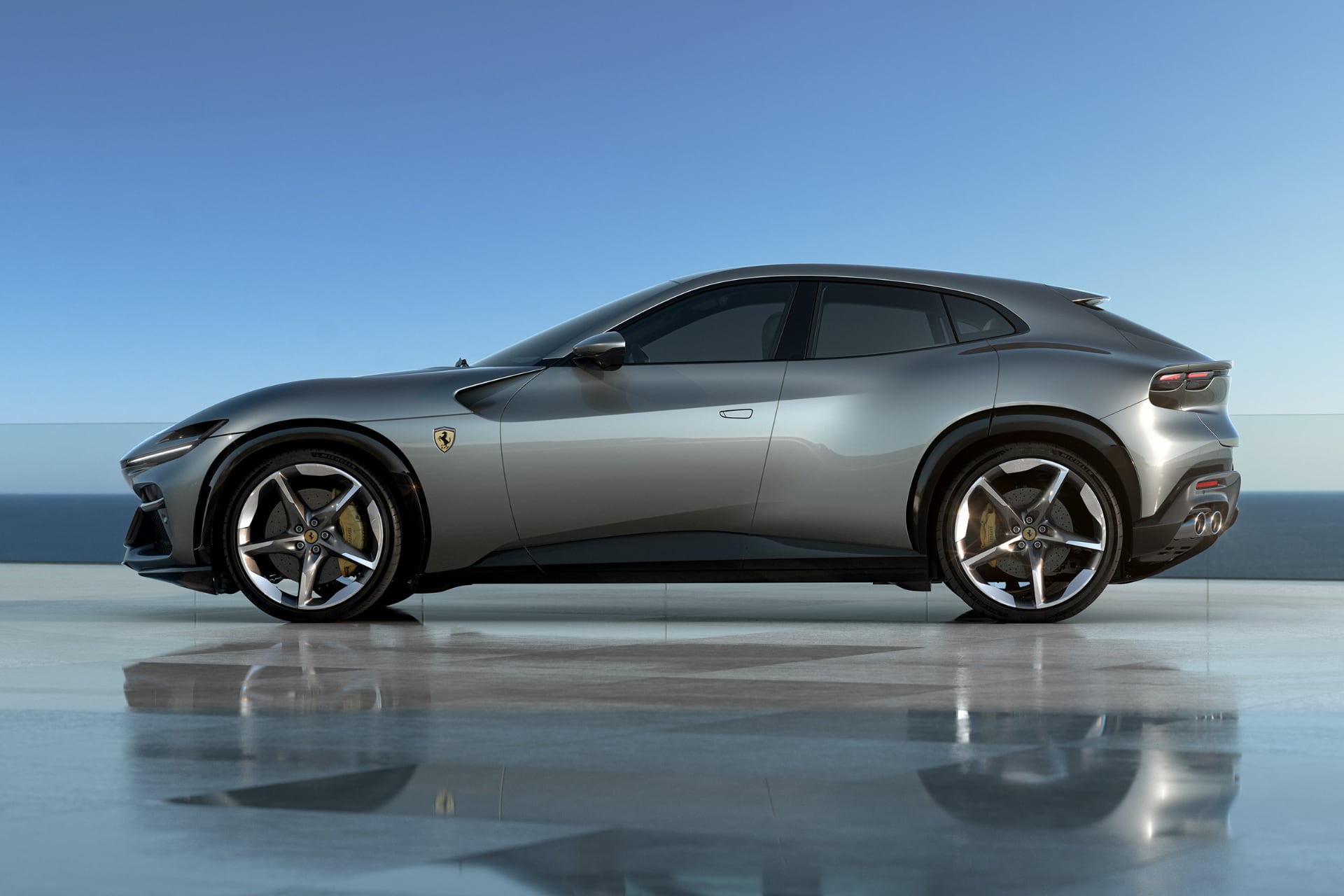 페라리 푸로산게 – 공기역학과 디자인, 실내외 특징