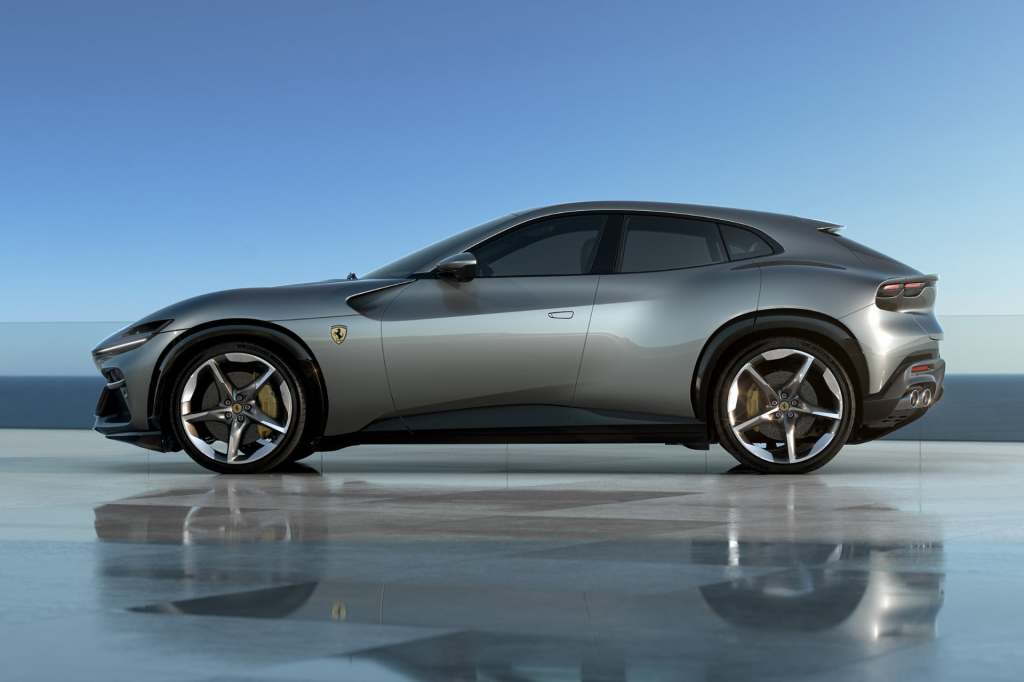 페라리 푸로산게 – 공기역학과 디자인, 실내외&nbsp;특징