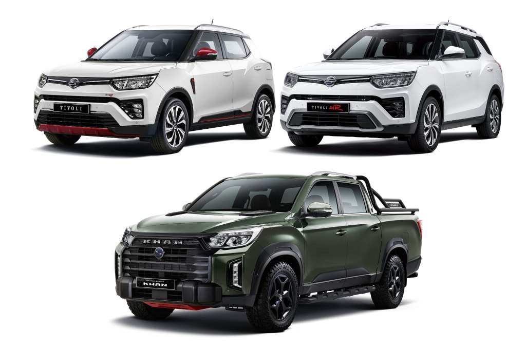 쌍용차, 트림 단순화하고 기본 장비와 보증 보강한 2023년형 티볼리, 티볼리 에어, 뉴 렉스턴 스포츠 및 칸&nbsp;출시