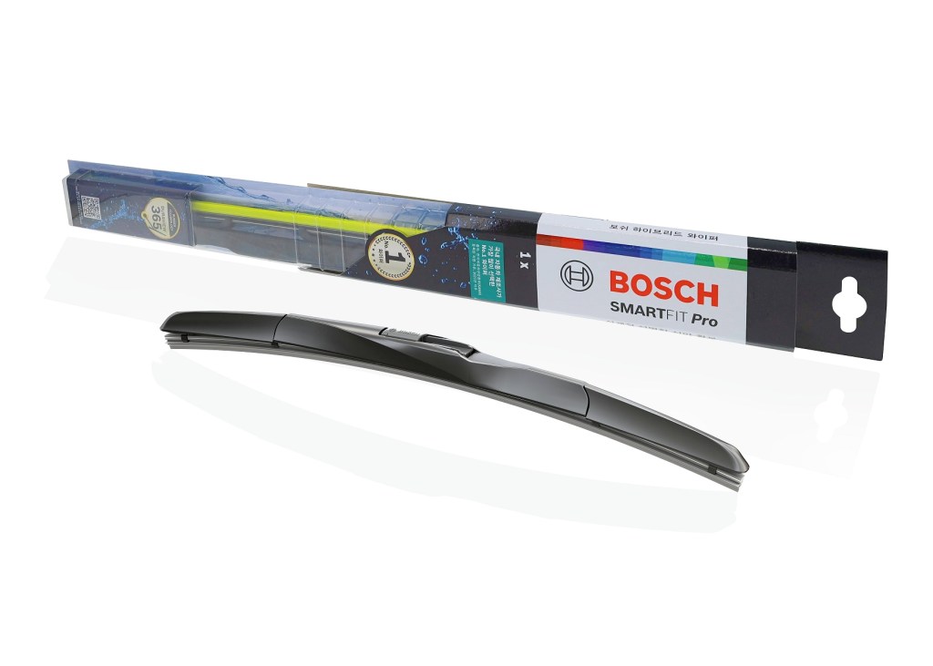 장마철 즈음해 선보인 국산차 전용 와이퍼 신제품, 보쉬&nbsp;스마트핏