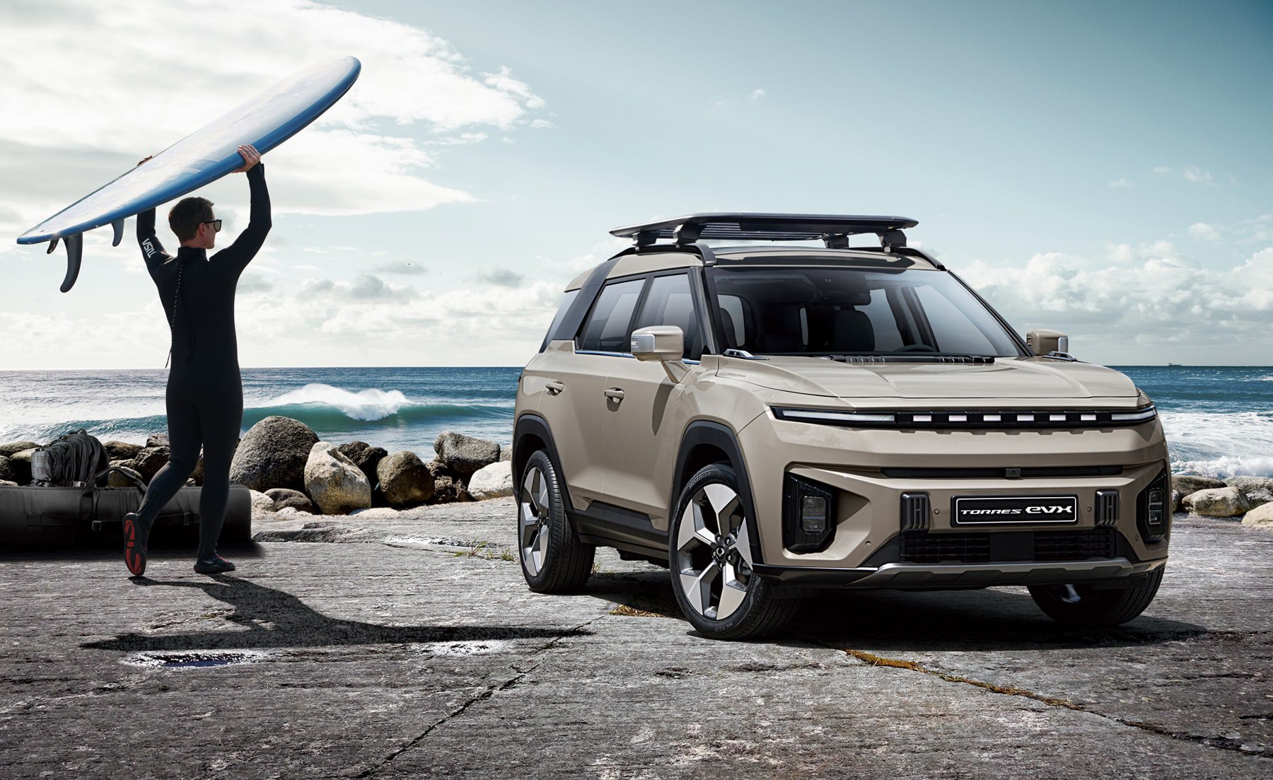 KG 모빌리티, 중형 전기 SUV 토레스 EVX 출시