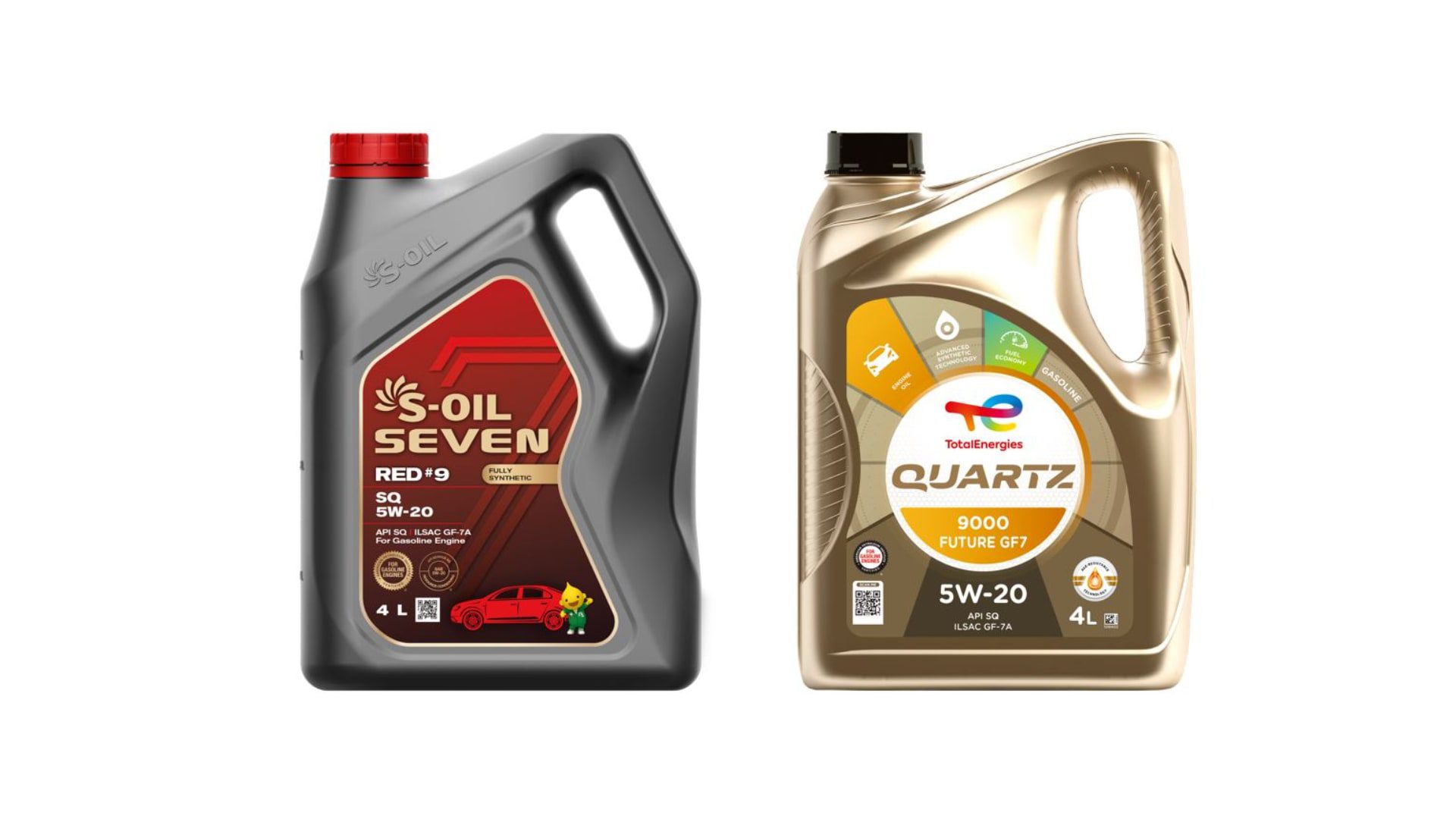 [새 제품] 최신 API SQ 및 ILSAC GF-7 규격 엔진 오일 – 에쓰-오일 7 & 토탈에너지스 쿼츠 6종
