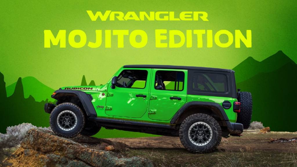 [새 차] 네온 계열 ‘데이글로우 그린’ 적용해 30대 한정 판매 – 지프 랭글러 모히또&nbsp;에디션