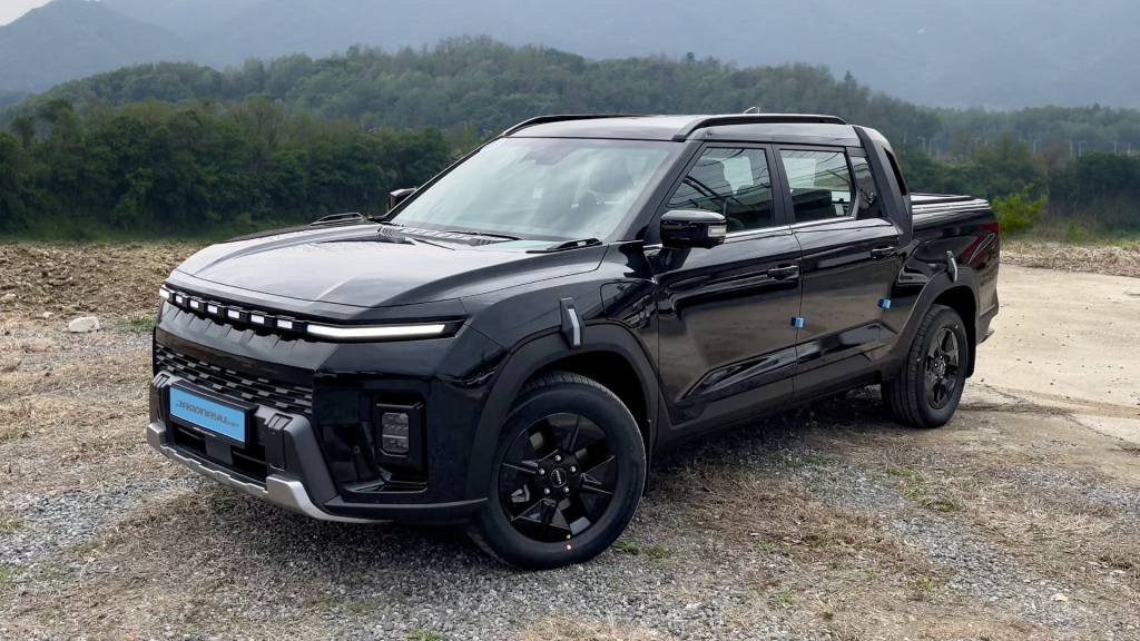 [영상-첫 시승] KG 모빌리티 무쏘 EV 블랙&nbsp;엣지