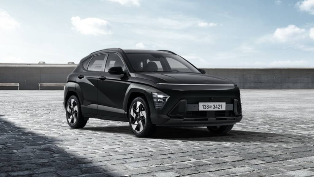 [새 차] 인스퍼레이션 트림 외부 검은색으로 꾸민 현대 코나 블랙&nbsp;익스테리어