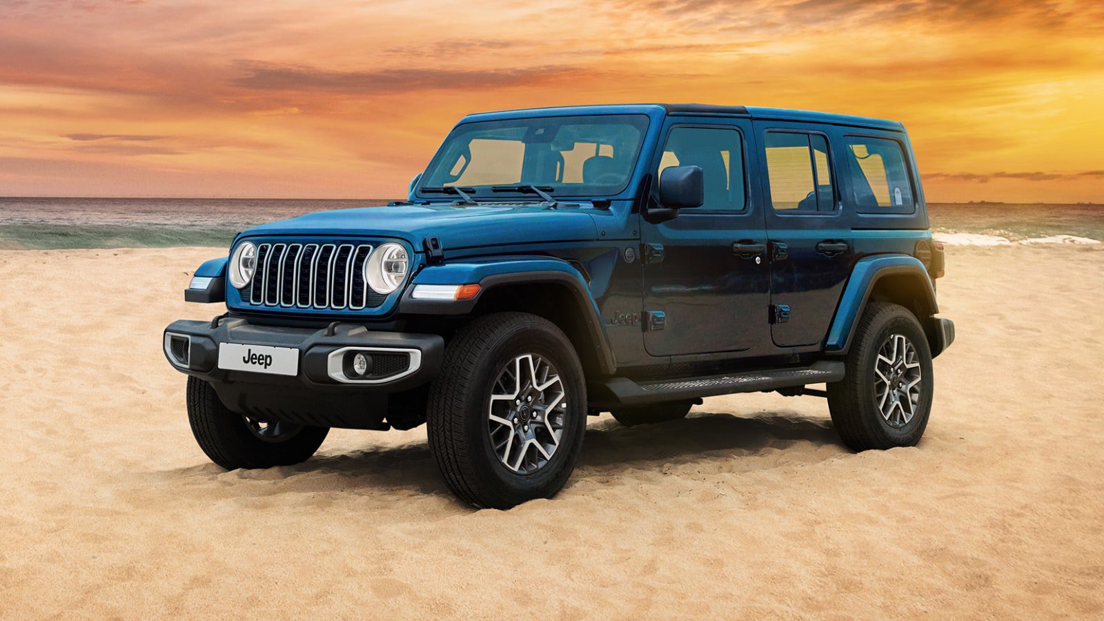 [새 차] 짙은 파란색 차체와 ‘선라이더 플립 톱’ 조합한 지프 랭글러・글래디에이터 패덤 블루 에디션