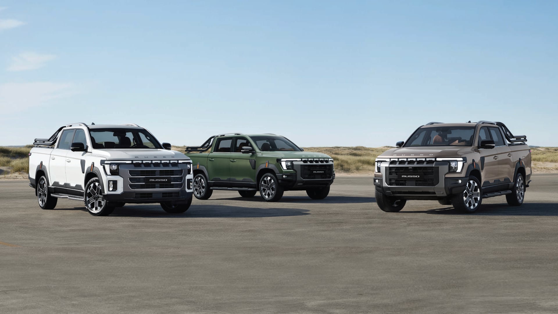 KG 모빌리티, 신형 무쏘 판매 개시…기본값 가솔린 2,990만~3,990만 원, 디젤 3,170만~4,170만 원