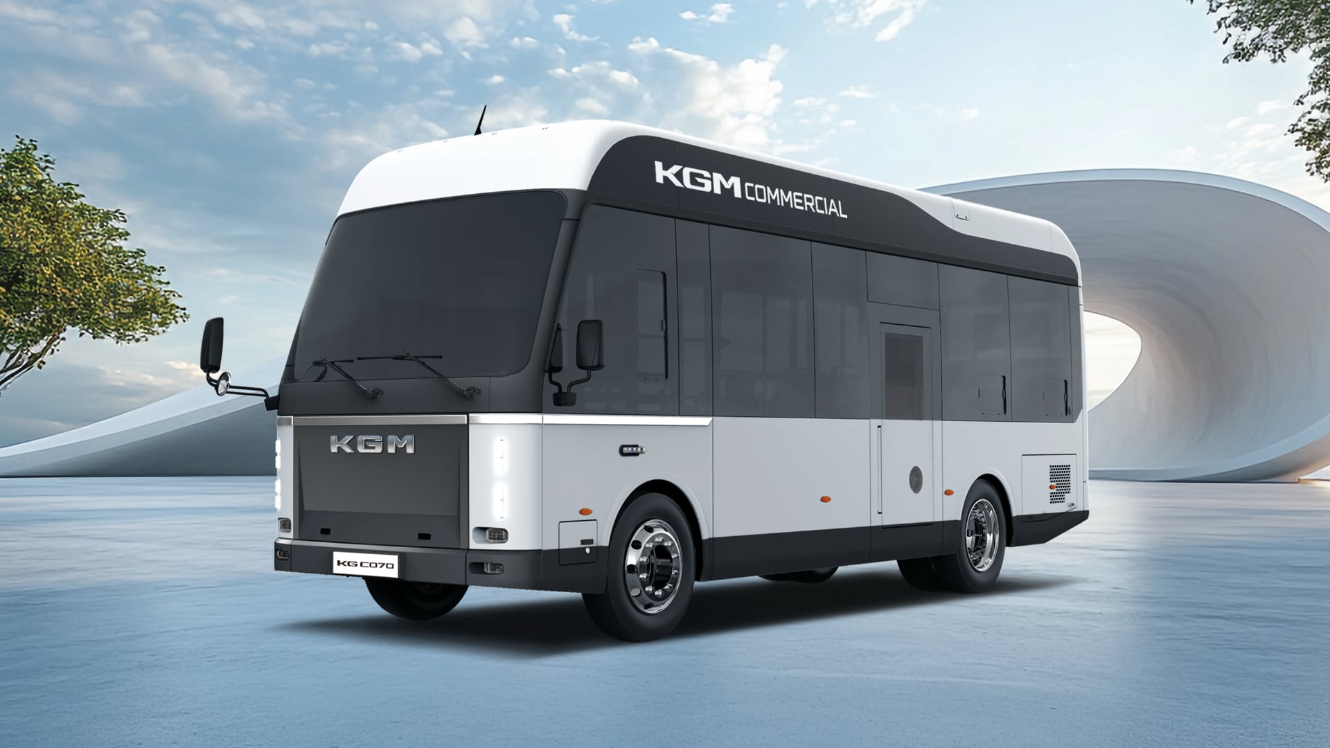 KGM 커머셜, 국내 첫 개발 7m급 저상 전기 버스 이름 ‘이-스타나’로 확정