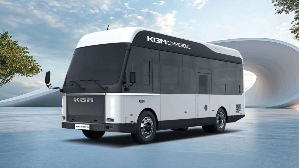 KGM 커머셜, 국내 첫 개발 7m급 저상 전기 버스 이름 ‘이-스타나’로 확정