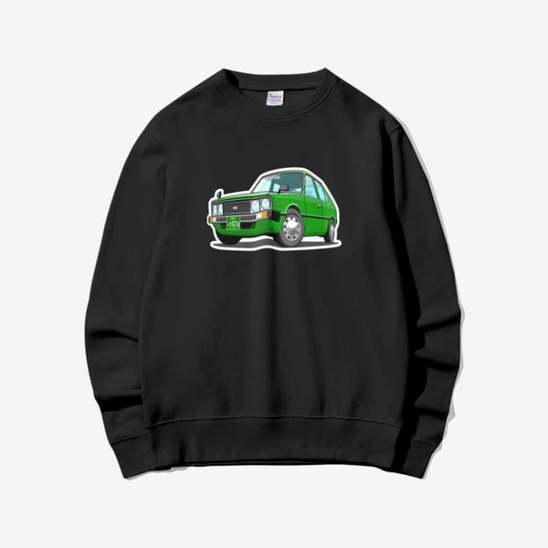 맨투맨 티셔츠 A - 현대 포니 후기형 (진녹색)