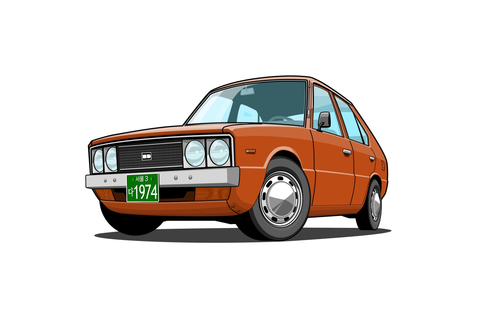 [오리지널 굿즈] 1. 현대 포니 초기형 일러스트 컬렉션