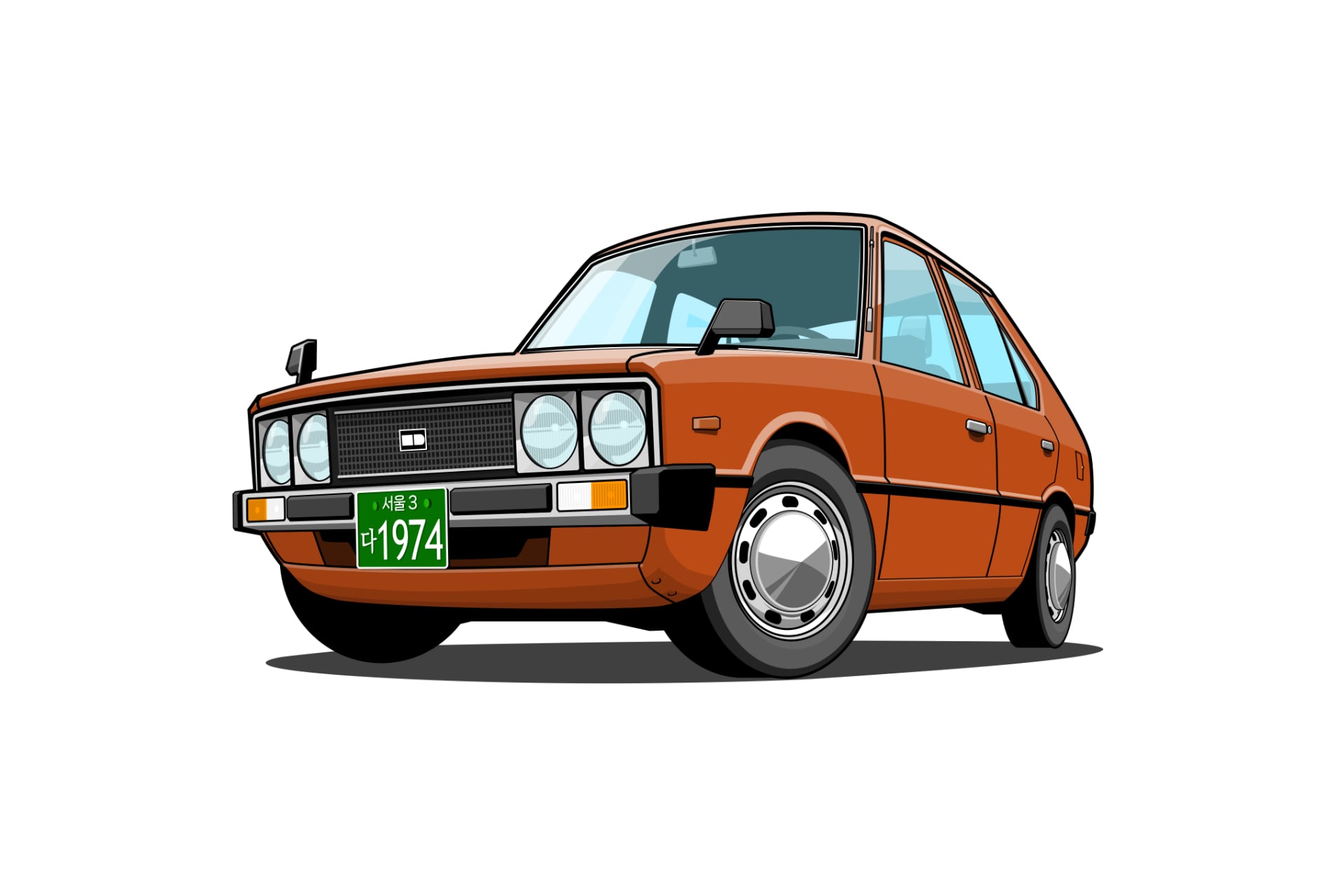 [오리지널 굿즈] 2. 현대 포니 후기형 일러스트 컬렉션